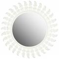 Safavieh Inca Sun Mirror- White - 32 x 1 x 32 in. MIR5008D